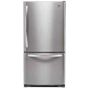 LG Electronics 24 cu. ft. Bottom Freezer Refrigerator in Stainless Steel