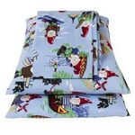 Nick Nora Gnome Flannel Sheet Sets