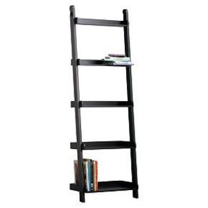 Crate & Barrel Leaning Bookcase