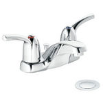 Moen Touch Control Chrome Two-Handle Low Arc Bathroom Faucet 84403