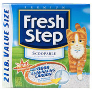 Fresh Step Scoopable Litter with Odor- Eliminating Carbon
