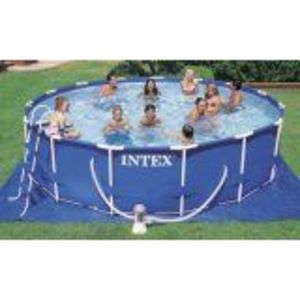 Intex 15' X 42" Round Metal Frame Pool Set