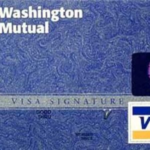 Washington Mutual - Visa Card