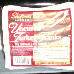 Shelton's Cooked Uncured Turkey Franks