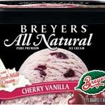 Breyers Cherry Vanilla Ice Cream