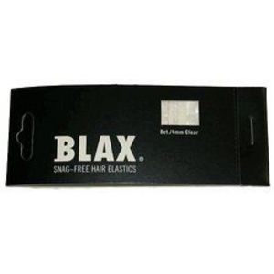 Blax 4mm Clear Snag Free Hair Elastics