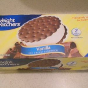 Weight Watchers Vanilla Ice Cream Sandwich