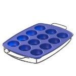 KitchenAid Silicone 12-Cup Muffin Pan with Sled