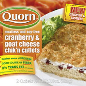 Quorn Cranberry and Goat Cheese Chik'n Cutlets