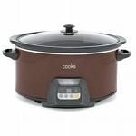 Cooks 6.5-Quart Programmable Oval Slow Cooker