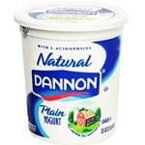 Dannon All Natural Plain Yogurt