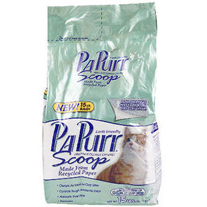 PaPurr Recycled Paper Cat Litter