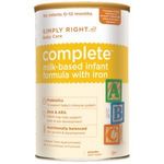 Simply Right Complete Infant Formula with Iron (formerly Member's Mark)