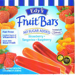 Edy's No Sugar Added Frozen Fruit Bars