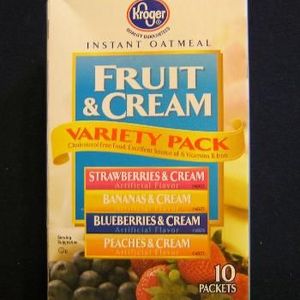 Kroger Instant Oatmeal - All Flavors