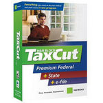 H&R Block Taxcut Premium Federal + State + e-file Software