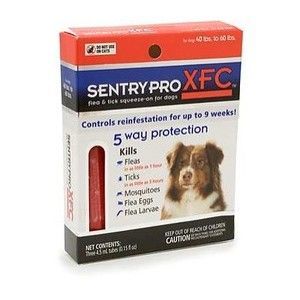 Sentry Pro XFC Flea & Tick Squeeze-On for Dogs