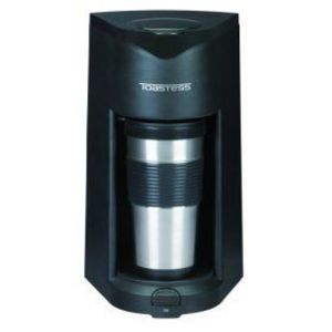 Toastess Silhouette Personal-Size Coffeemaker with Stainless Steel Travel Mug