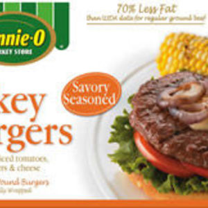 Jennie-O Savory Seasoned Turkey Burgers