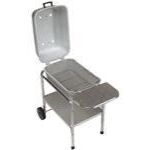 Portable Kitchen Cast Aluminum Cooker Charcoal Grill
