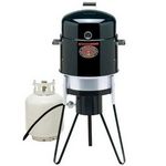 Brinkmann All-In-One Gas & Charcoal Single-Burner Smoker, Grill, & Fryer