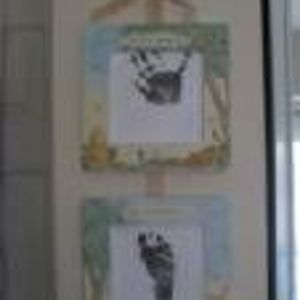 Classic Pooh Hand and Foot Print Frame