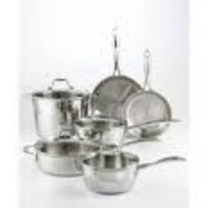 Martha Stewart 10-Piece Stainless Steel Cookware Set
