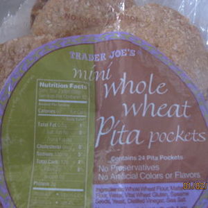 Trader Joe's Mini Whole Wheat Pita Pockets
