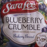 Sara Lee Blueberry Crumble Bakery Bread