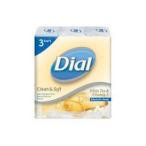 Dial Natural Radiance Glycerin Bar Soap with White Tea & Vitamin E