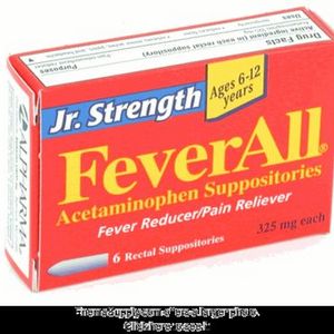 FeverAll Acetaminophen Suppositories