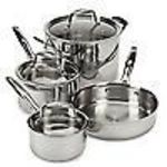 Pampered Chef Stainless Steel Cookware Set