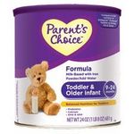 Parent's Choice Toddler & Older Infant Formula