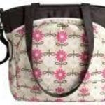 JJ Cole Pink Daisy Mode Tote Diaper Bag