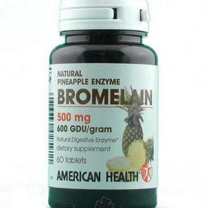 American Health NATURAL PINEAPPLE ENZYME BROMELAIN - 60 Tablets