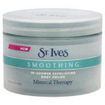St. Ives Smoothing In-Shower Exfoliating Body Polish, Mineral Therapy