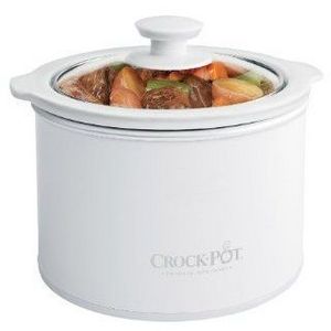 Crock-Pot Mini 1.5 Quart Round Manual Slow Cooker, Black (SCR151)