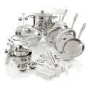 Wolfgang Puck Bistro Elite 28-Piece Stainless Steel Cookware Set