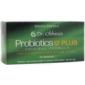 Dr. Ohhiras Probiotics 12 Plus, 60 Capsules $30.95