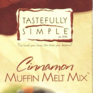 Tastefully Simple Cinnamon Muffin Melt Mix
