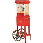 Nostalgia Electrics Old Fashioned Movie Time Popcorn Cart
