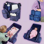 Dex 3-in-1 Travel Genie, Diaper Bag, Changing Station & Port-a-bed