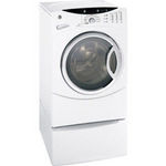General Electric GE 13" White Washer And Dryer Pedestal With Drawer - SBSD137WH