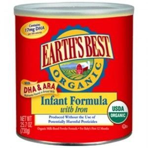 Earth's Best Organic Baby Formula with Iron