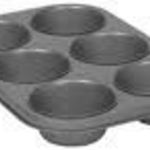 Bakers Secret 6-Cup Texas Muffin Pan