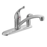 Moen Chateau Single Handle Centerset Kitchen Faucet with Side Spray 7434