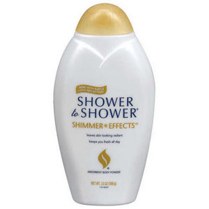 Shower to Shower Shimmer Effects Body Powder
