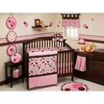 Walmart George Baby Avalon 4-Piece Crib Set, Pink