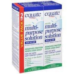 Equate (Walmart) Multi-Purpose Solution for contacts