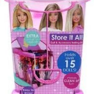Barbie Rolling Storage Container